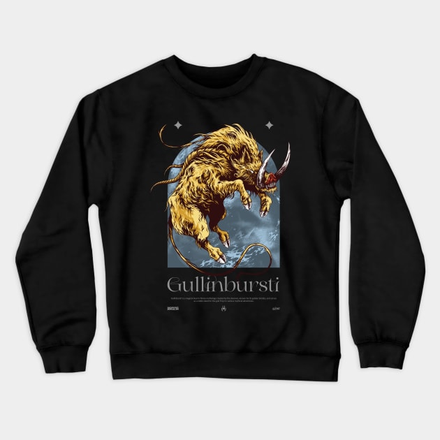 Gullinbursti Crewneck Sweatshirt by fadramd